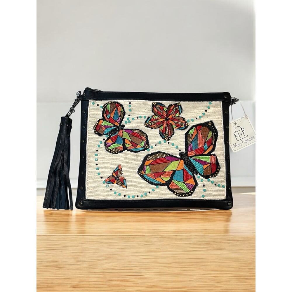 NWT Mary Frances Bag #S001-952 “Flutter” Beaded Bag - Picture 8 of 8
